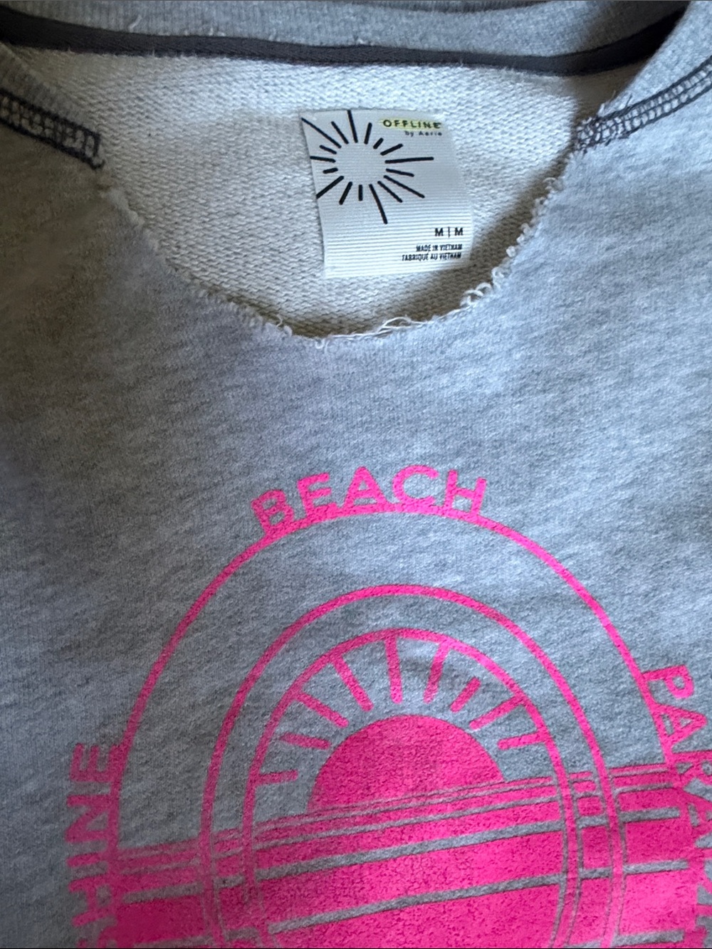 American eagle crewneck grey sweatshirts - size M - bundle of 3 - Picture 2 of 4